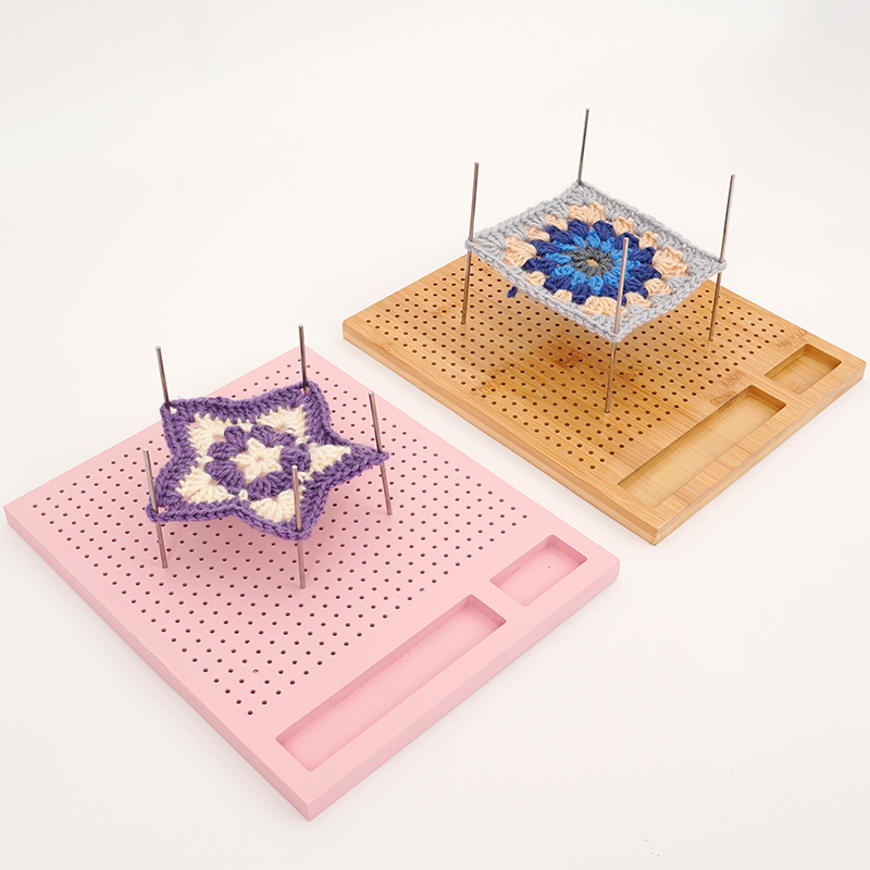 Woodworking Diy Projects - Crochet Blocking Board with Stainless Steel
