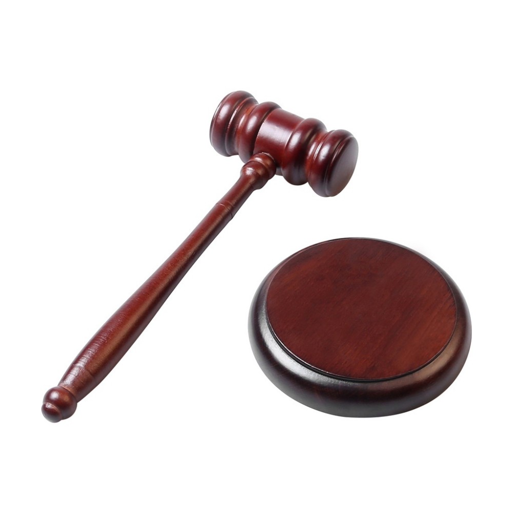 Woodworking Auctions - High Quality Durable Wooden Judge Hammer