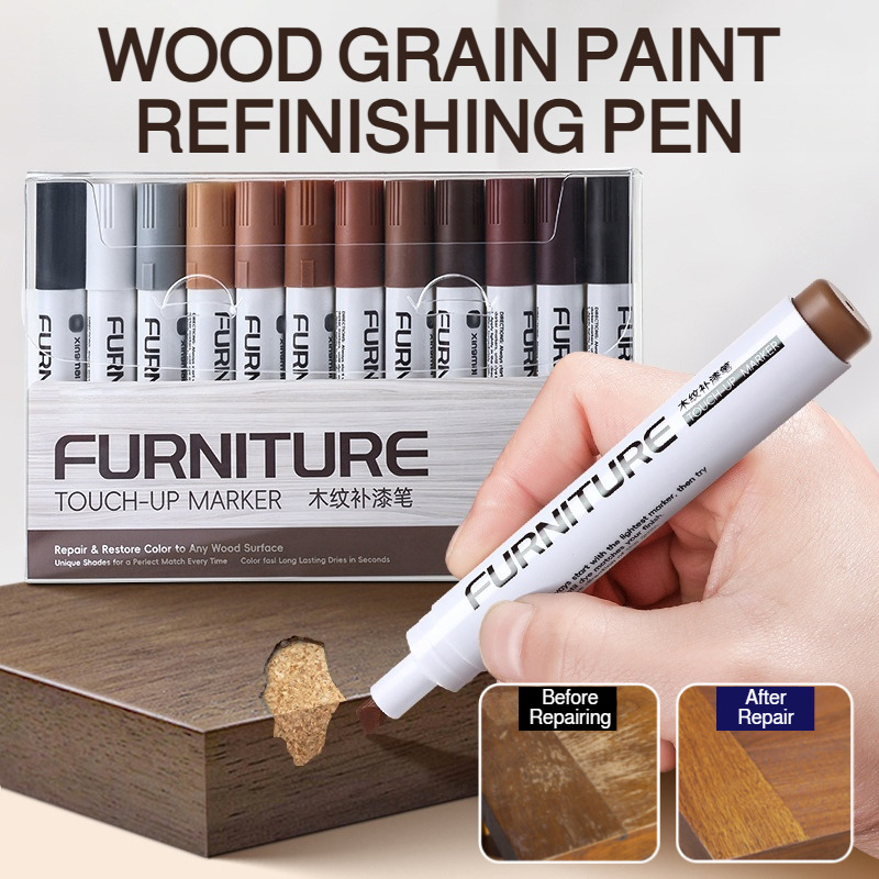 Woodworking Oil Finish - Furniture Coloring Repair Pen Wood Scratches