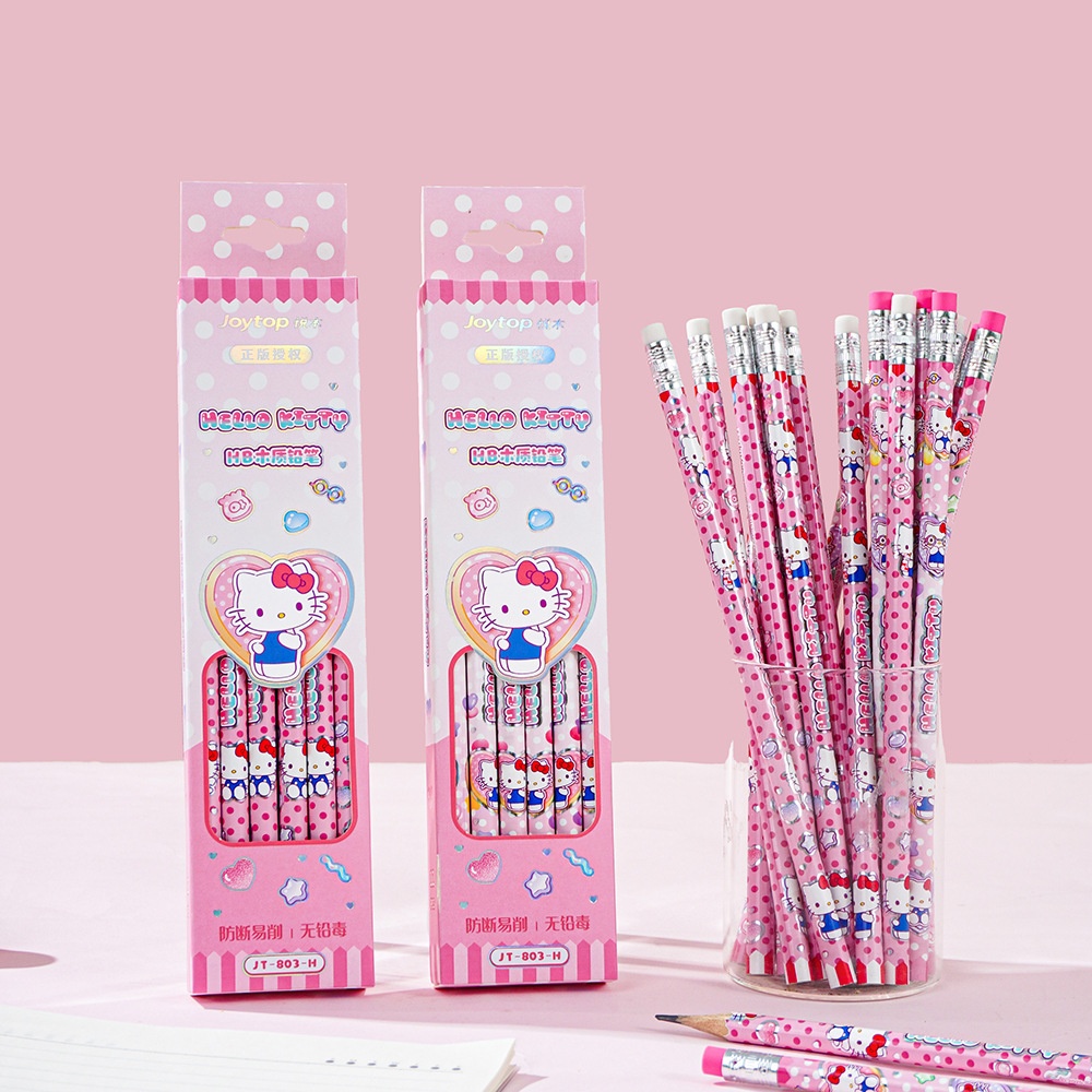 Woodworking Ideas - 12Pcs Genuine Sanrio Hello Kitty HB