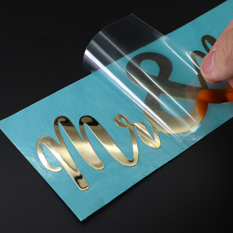 Woodworking Logos - Personal Logo Print Metal 3D Gold