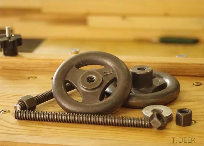 Woodworking Vise For Workbench - Woodworking Workbench Vise Dual Wheels Cast