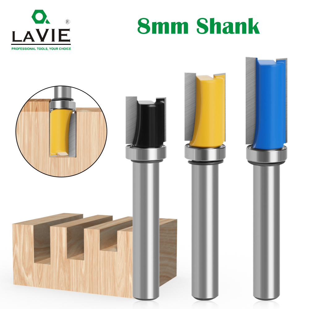 Woodworking Nc - 1pc 8mm Shank Flush Trim Router