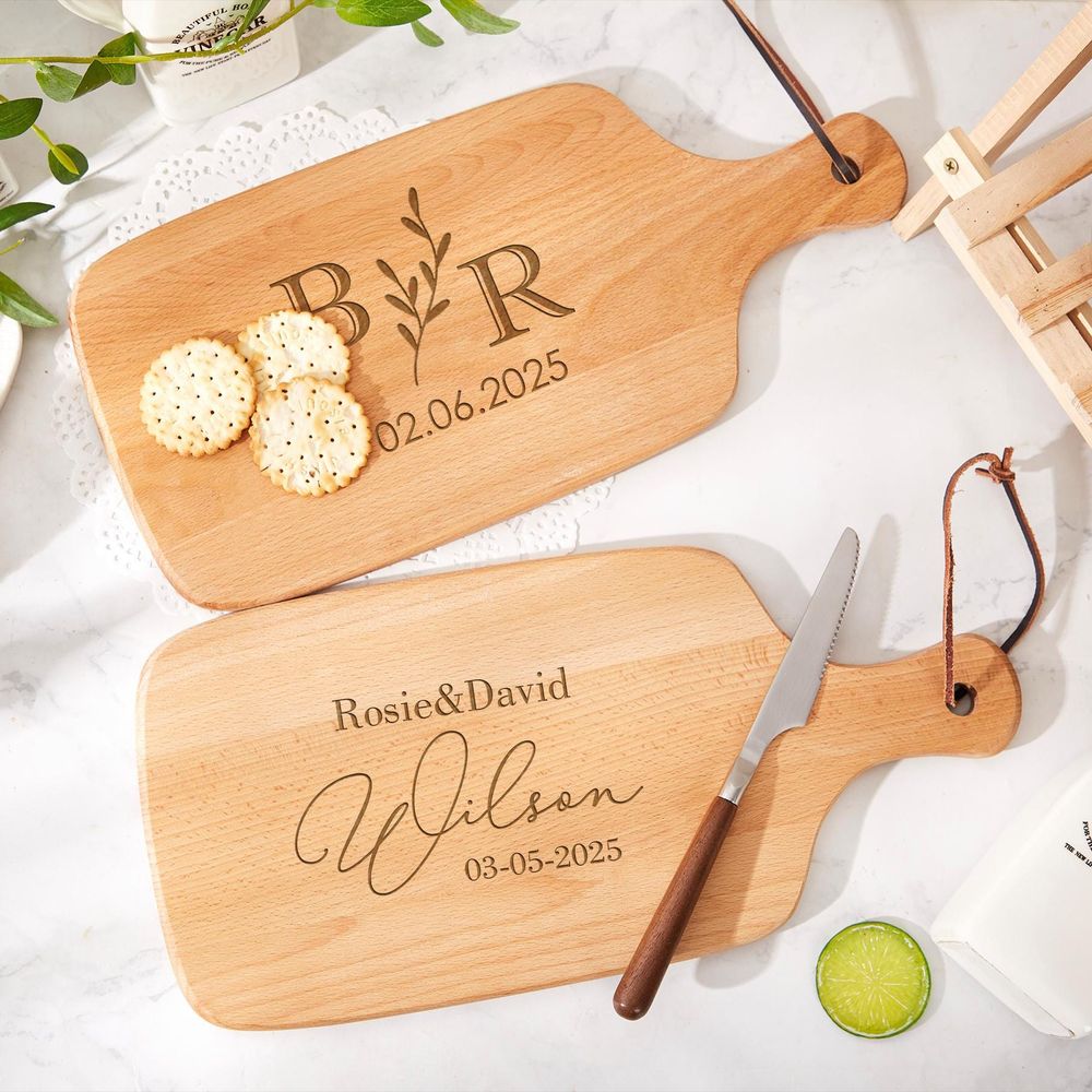 Woodworking Logos - Custom Engraved Wooden Chopping Board, Logo