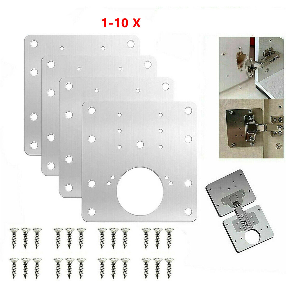 Cabinet Scraper Set - 2/4/10 Pcs Door Hinge Stainless Steel