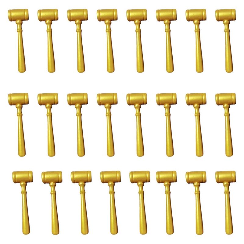 Woodworking Auctions - 24 PCS Judge Gavel Prop Mini