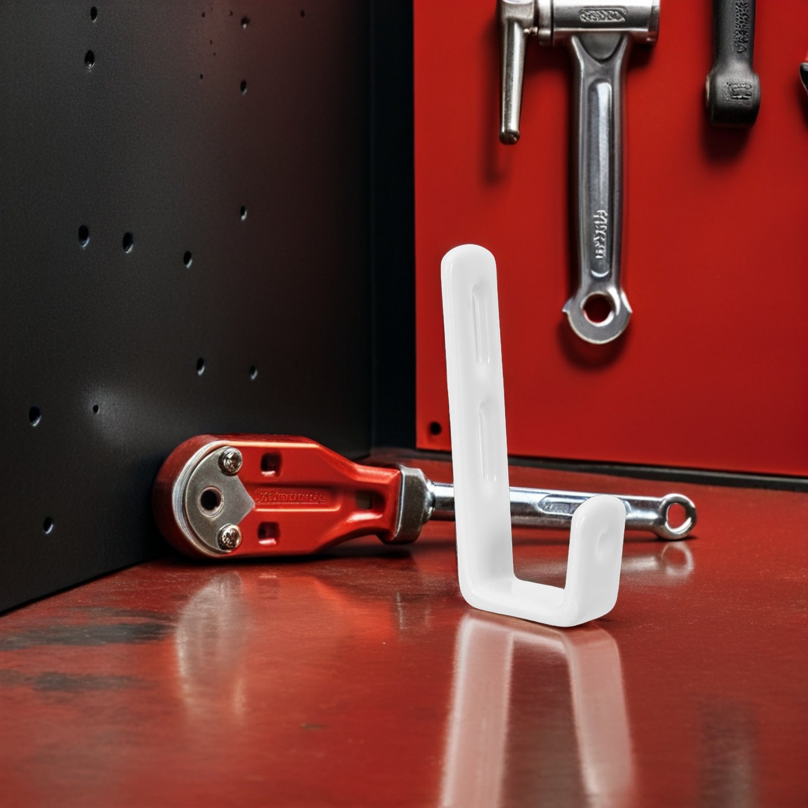 Woodworking Lofts - 2Pcs Metal Ladder Hooks Protective Rubber