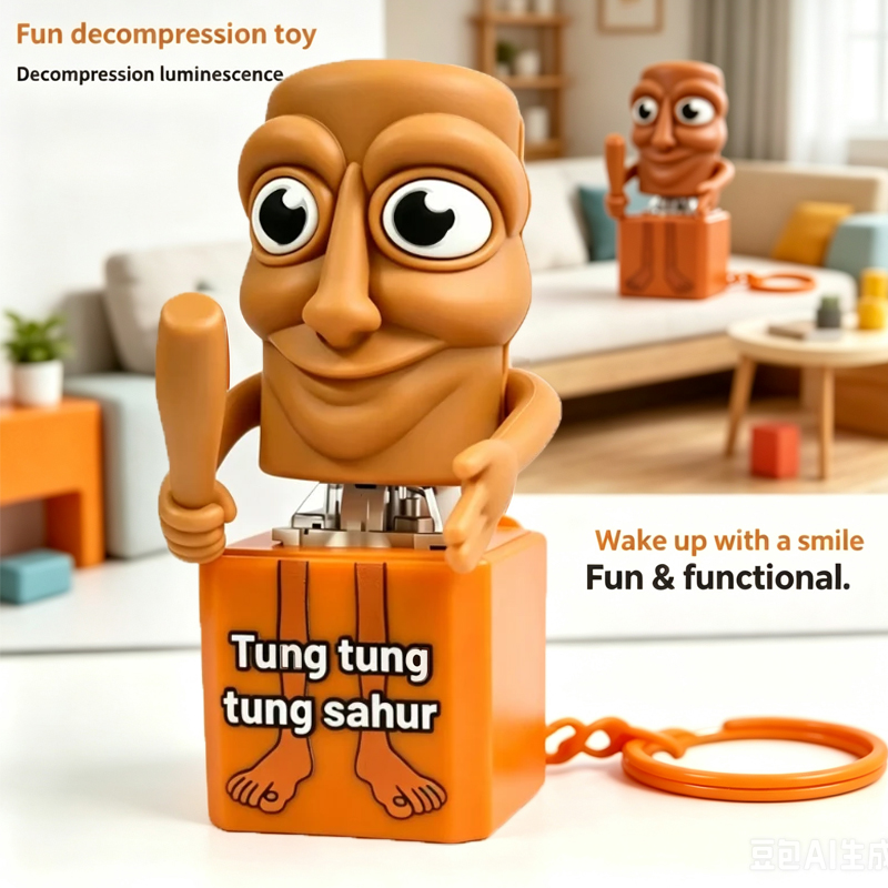 Woodworking Ideas - New Tung Tung Tung Sahur Keychain