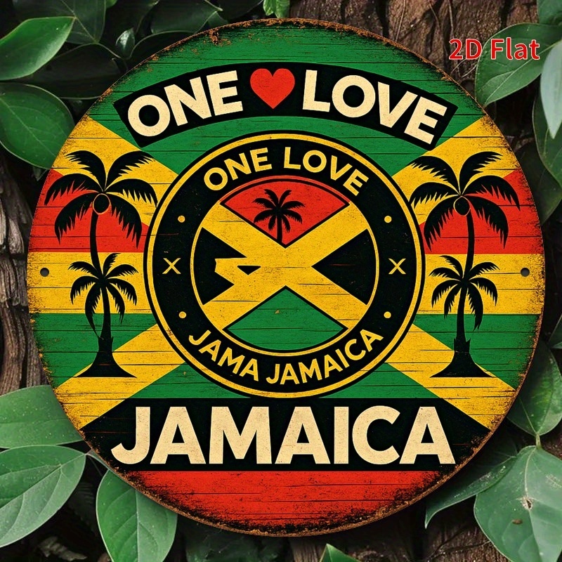 Woodworking Logos - 1pc Jamaican Wooden logo - Vibrant