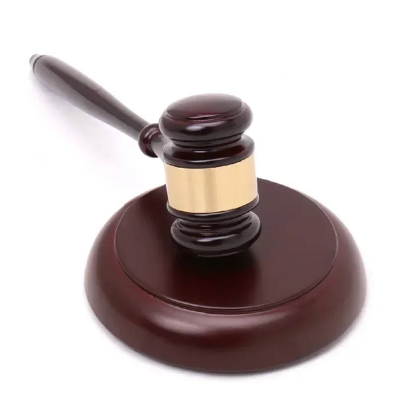 Woodworking Auctions - Wooden Handmade Craft Lawyer Judge Auction
