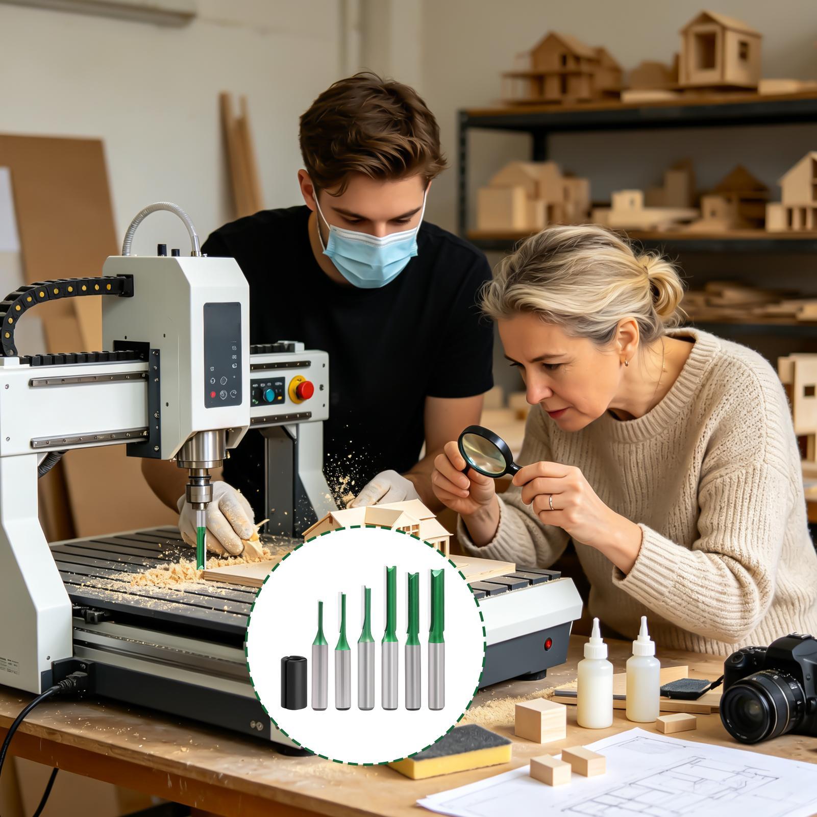Straight Router Bits 0.3 Inch  - огляд і ціна Router Bits For Woodworking