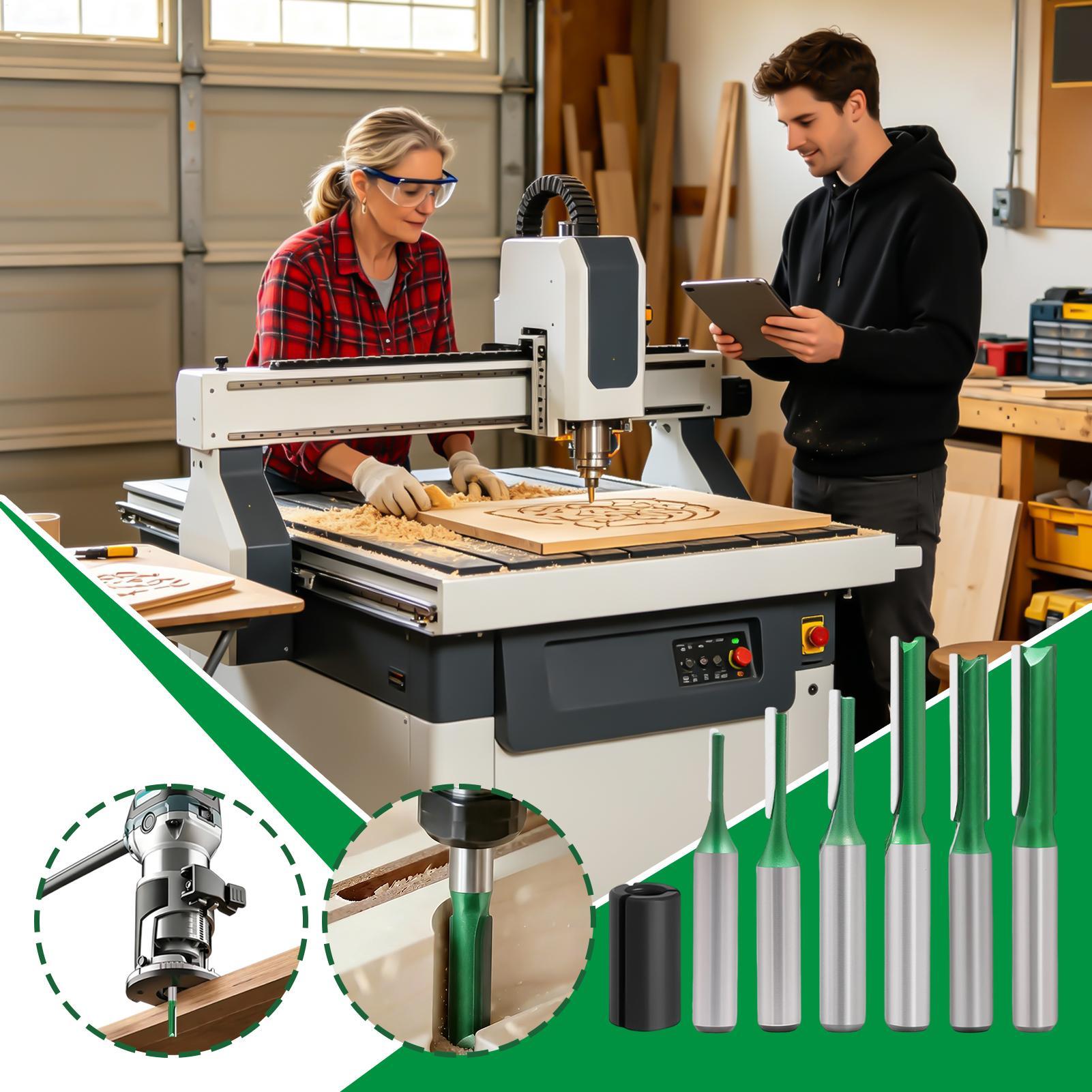 Straight Router Bits 0.3 Inch  - огляд і ціна Router Bits For Woodworking