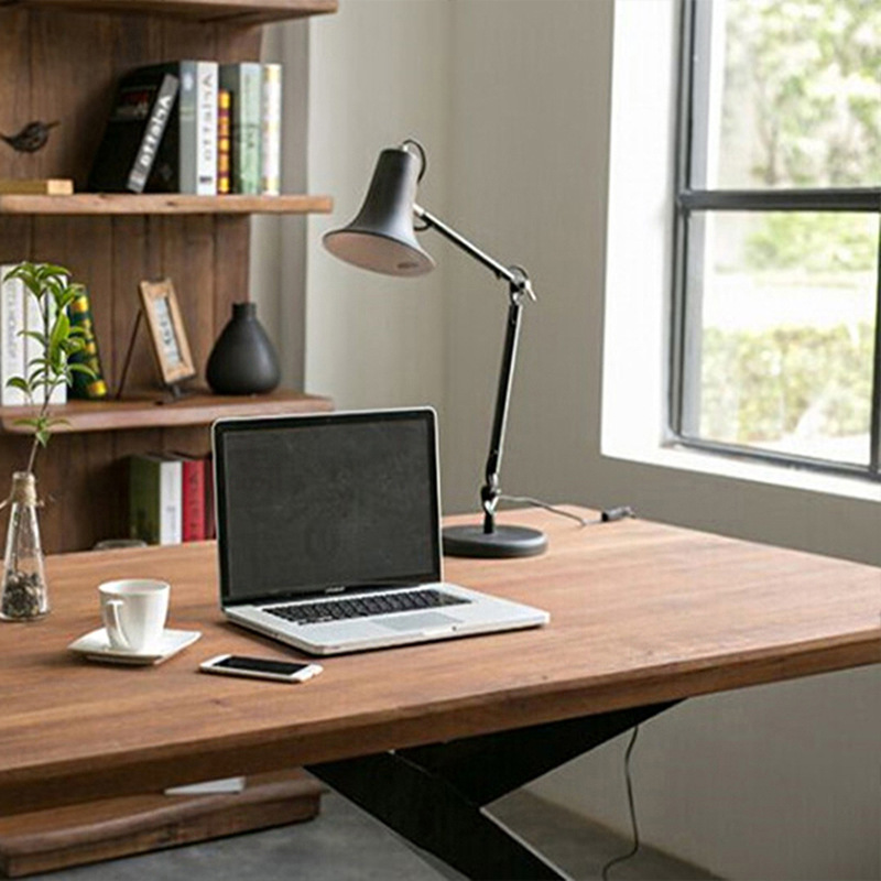 Nordic solid wood desk wrought - огляд і ціна Woodworking Lofts