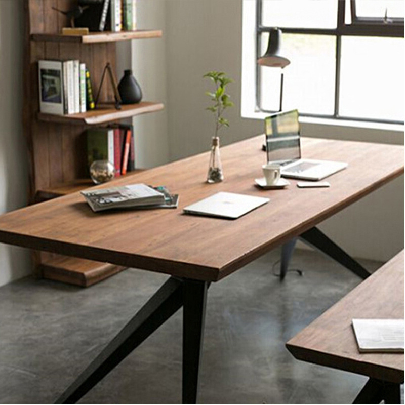 Nordic solid wood desk wrought - огляд і ціна Woodworking Lofts