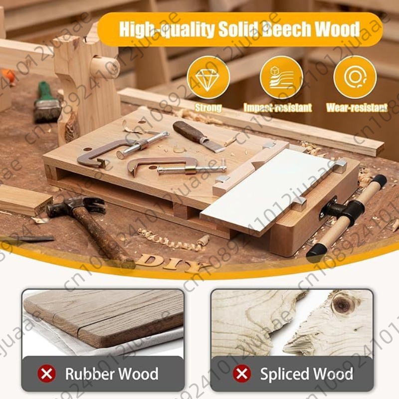 Hardwood Bench Desktop Woodwor - огляд і ціна Woodworking Vise For Workbench