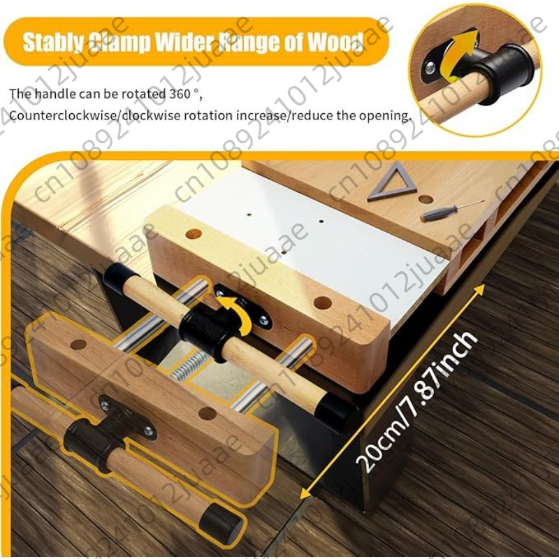 Hardwood Bench Desktop Woodwor - огляд і ціна Woodworking Vise For Workbench