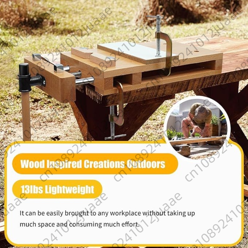 Hardwood Bench Desktop Woodwor - огляд і ціна Woodworking Vise For Workbench