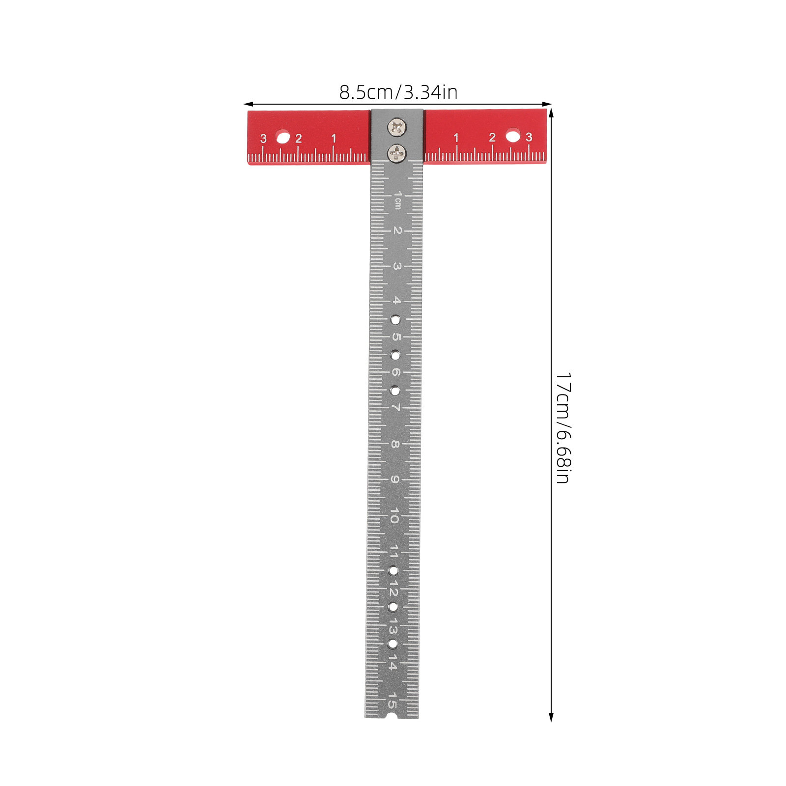T Ruler Aluminum Alloy Precise - огляд і ціна Woodworking Basic Tools