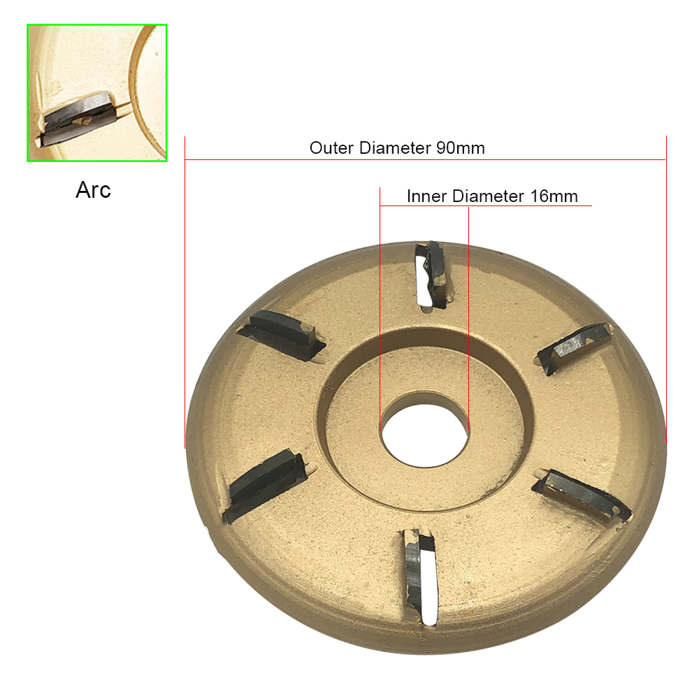Six- Arc teeth Milling Cutter  - огляд і ціна Woodworking Edge Corner Planer