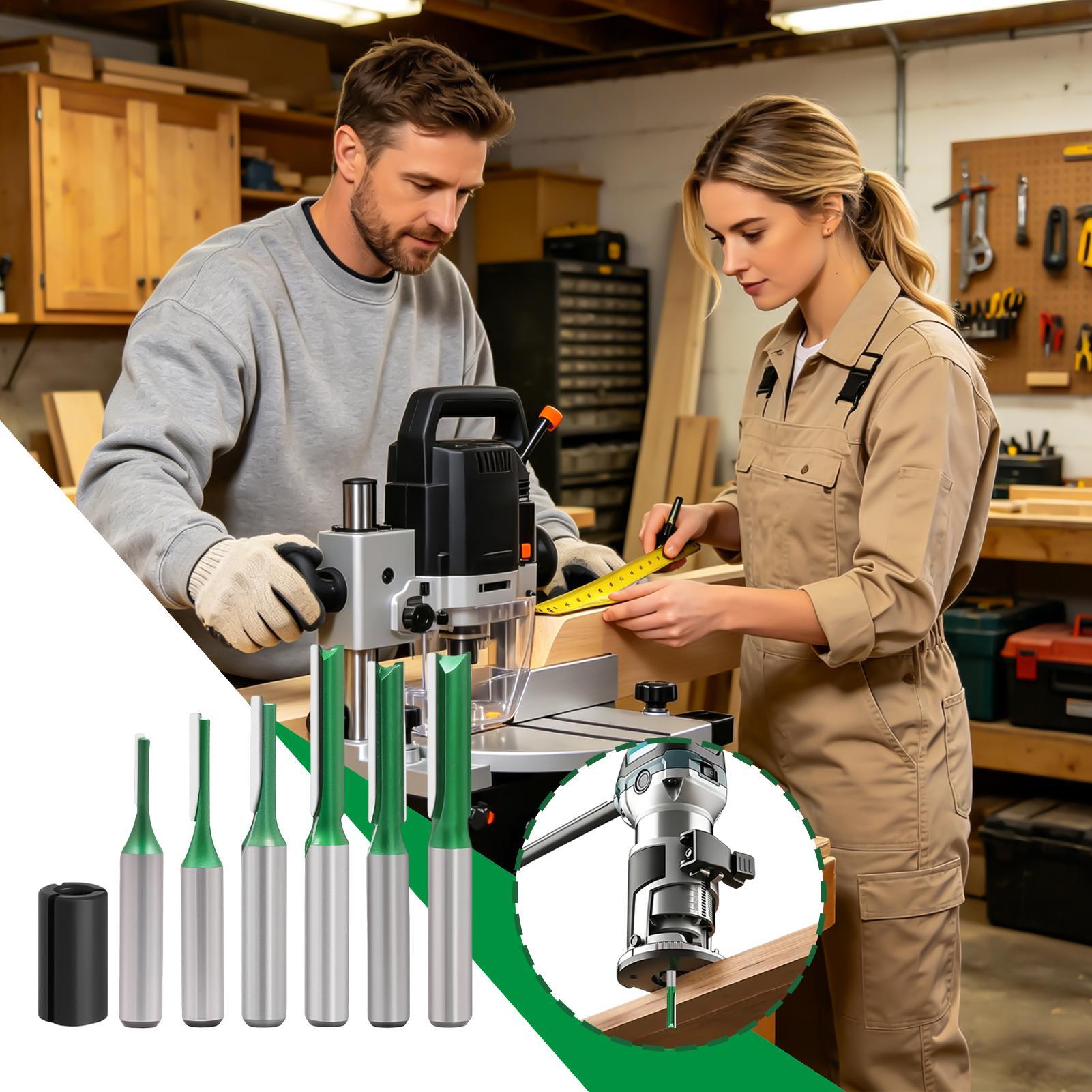 Straight Router Bit 8mm Shank  - огляд і ціна Router Bits For Woodworking