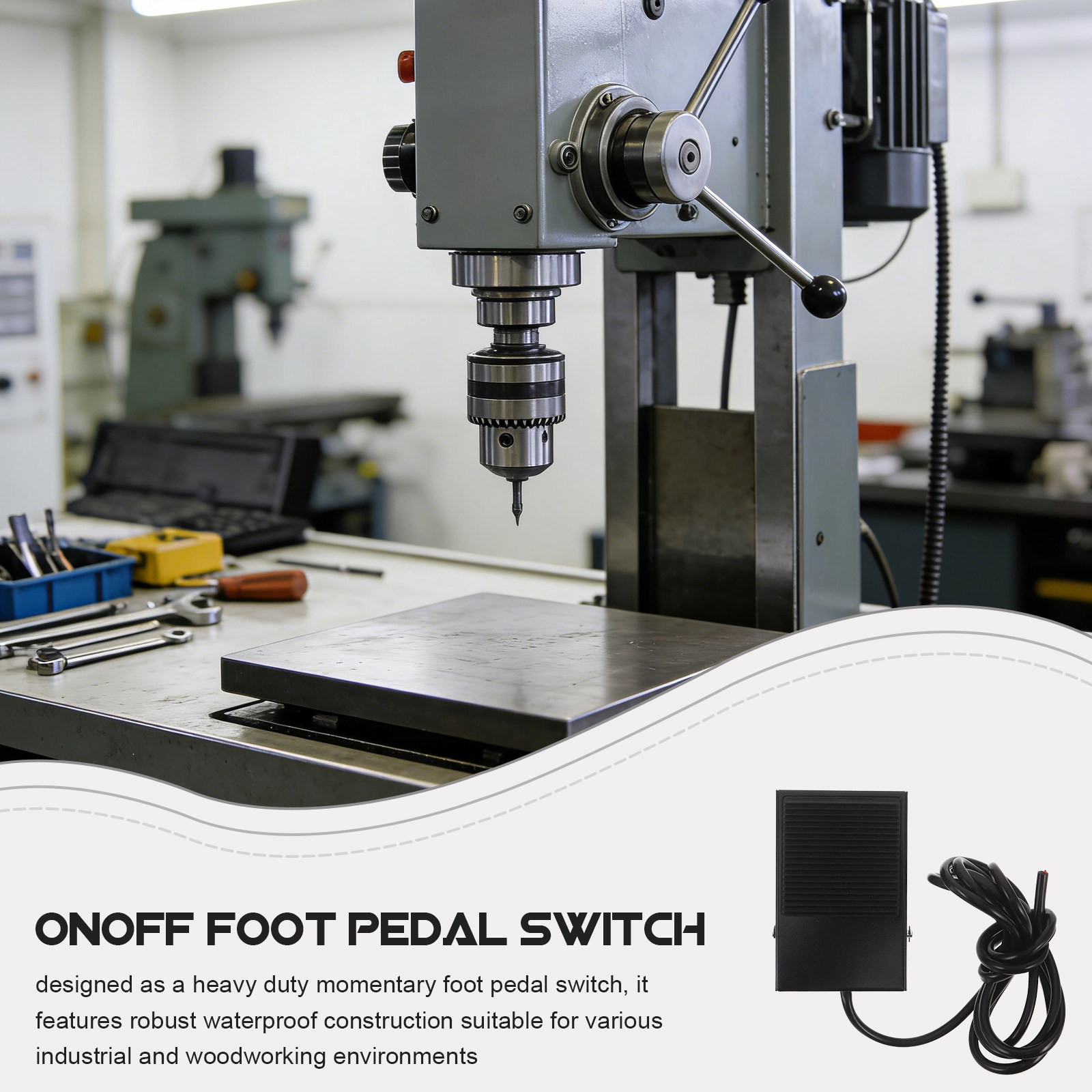 Momentary Foot Pedal Switch fo - огляд і ціна Woodworking Industries