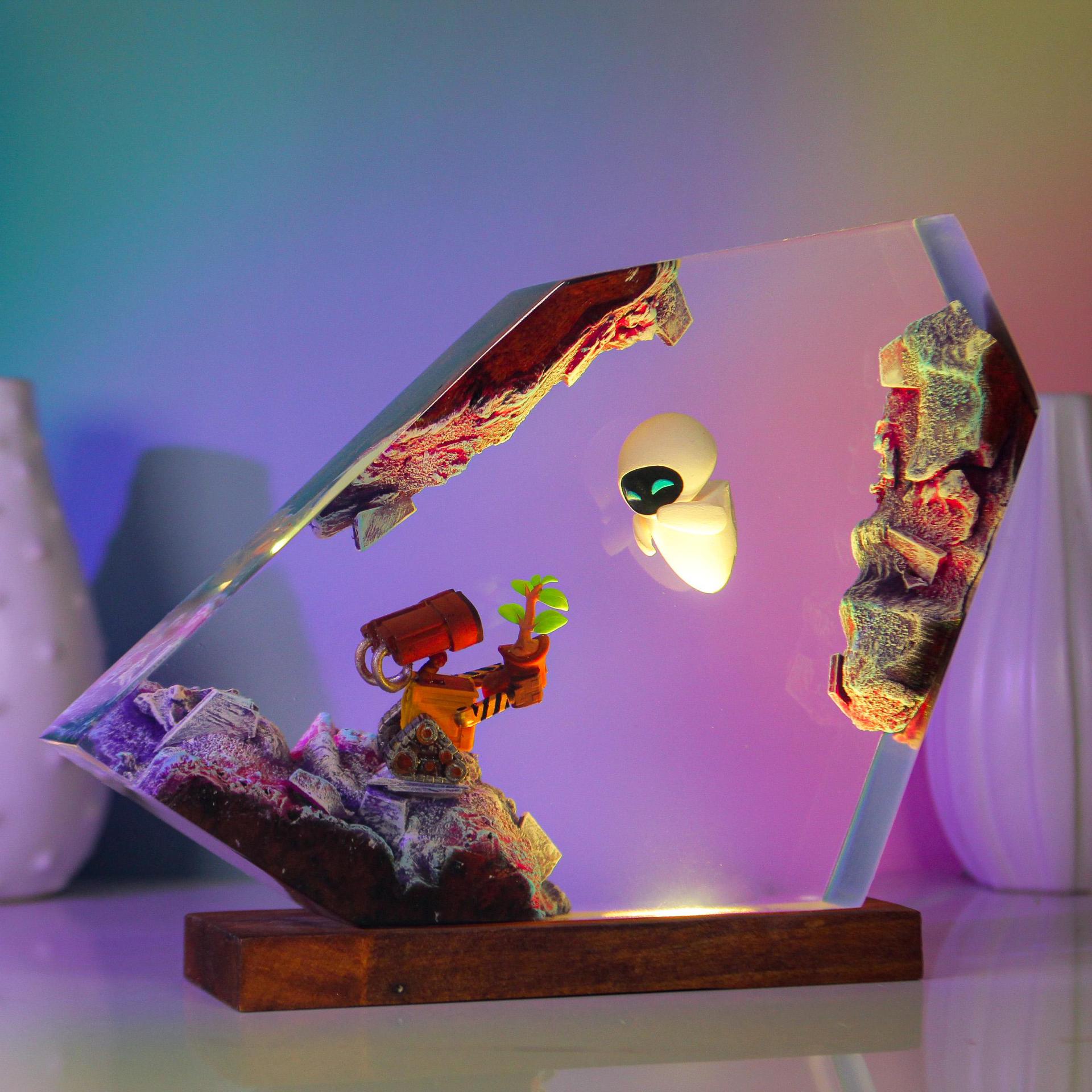 Handmade Epoxy Resin Night Lig - огляд і ціна Woodworking Epoxy