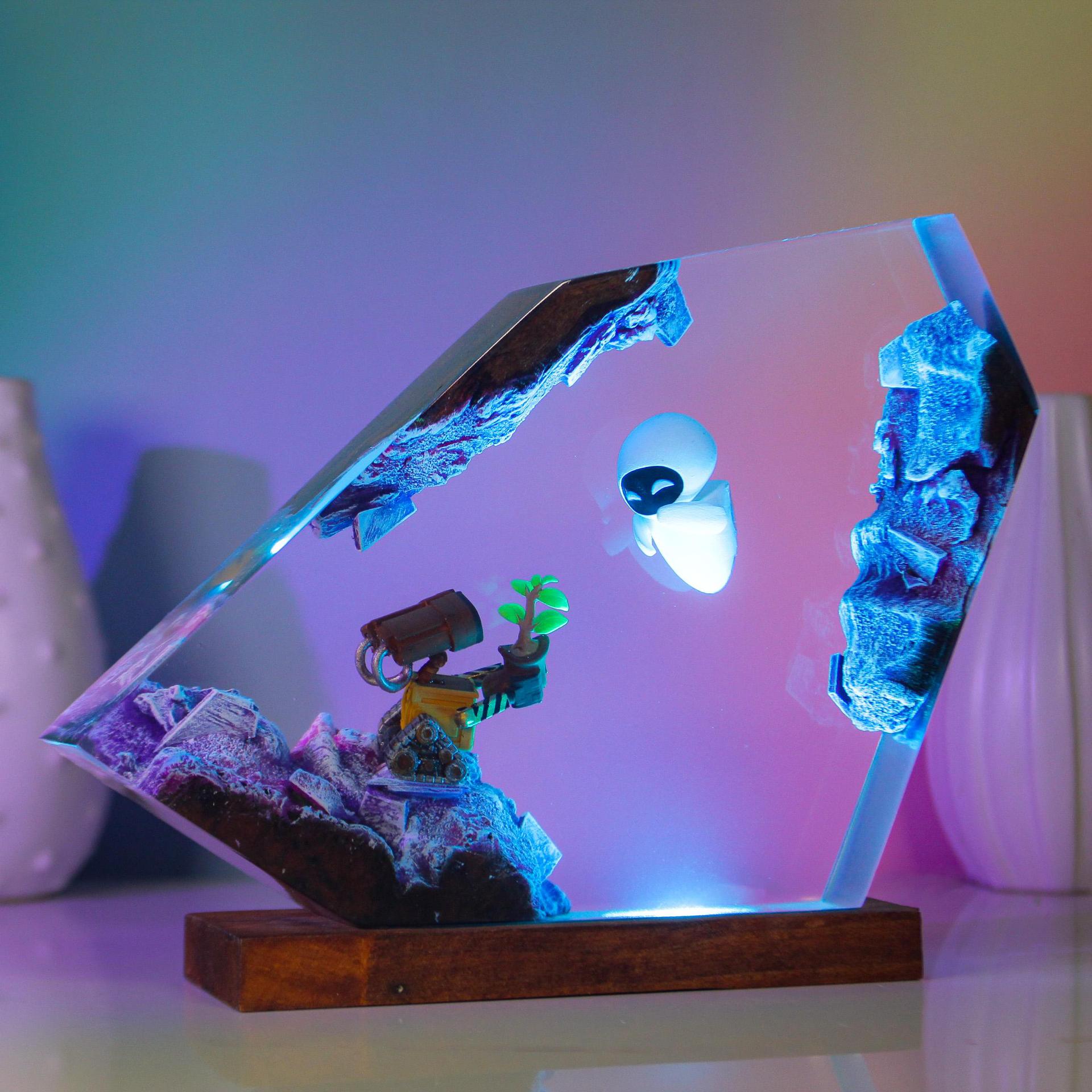 Handmade Epoxy Resin Night Lig - огляд і ціна Woodworking Epoxy