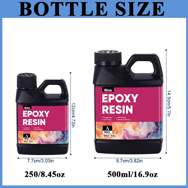 500ml/1000ml Epoxy Resin Kit C - огляд і ціна Woodworking Epoxy