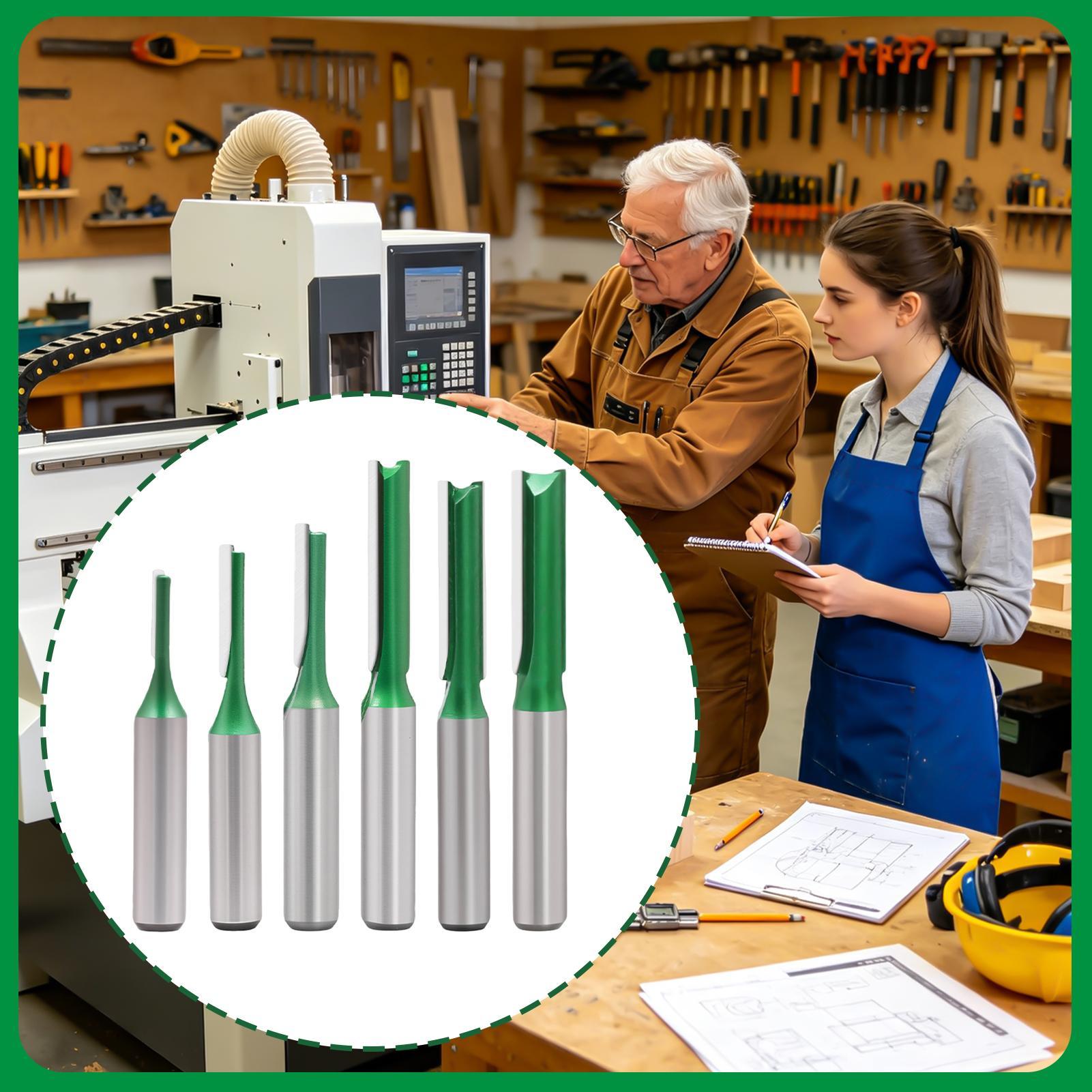 Straight Router Bit Set 0.3 In - огляд і ціна Router Bits For Woodworking