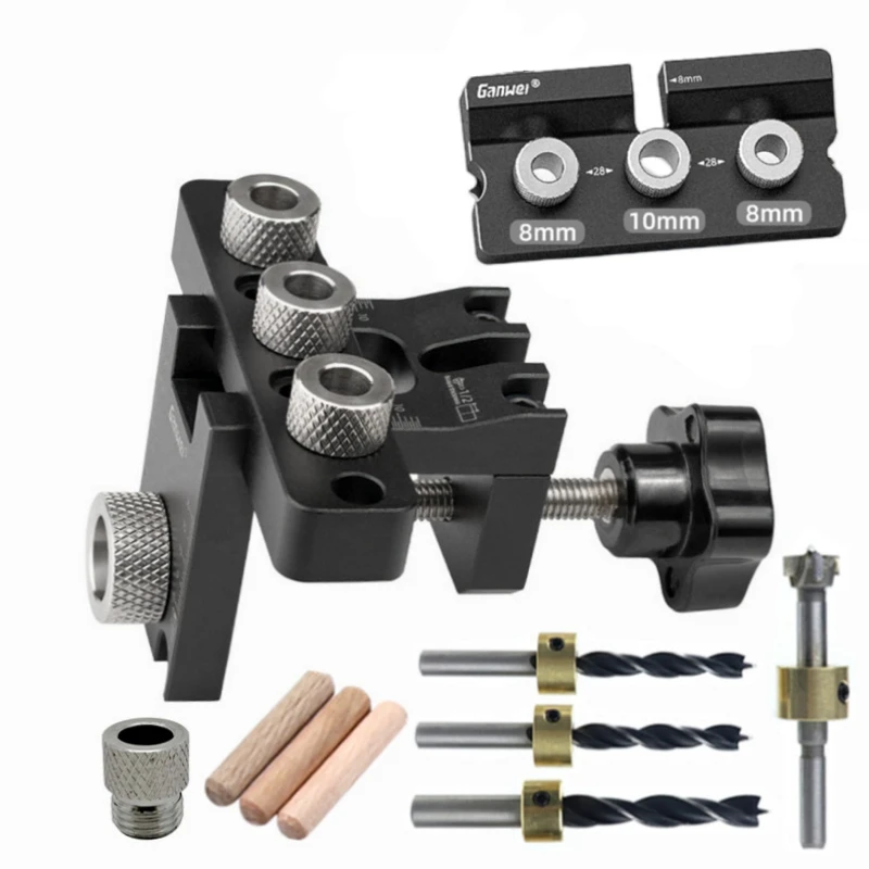 Woodworking Doweling Jig Kit 3 - огляд і ціна Cabinet Scraper Set