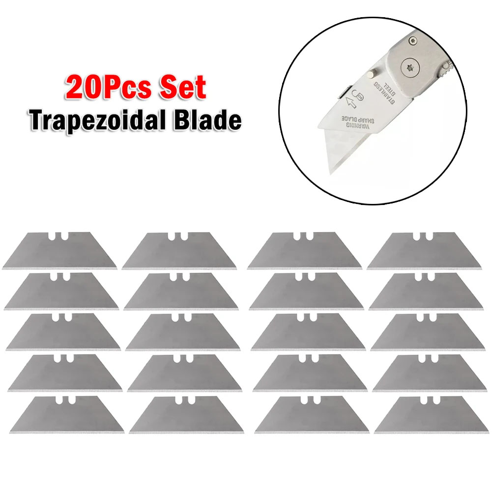 20Pcs Trapezoidal Blade Replac - огляд і ціна Woodworking Equipment