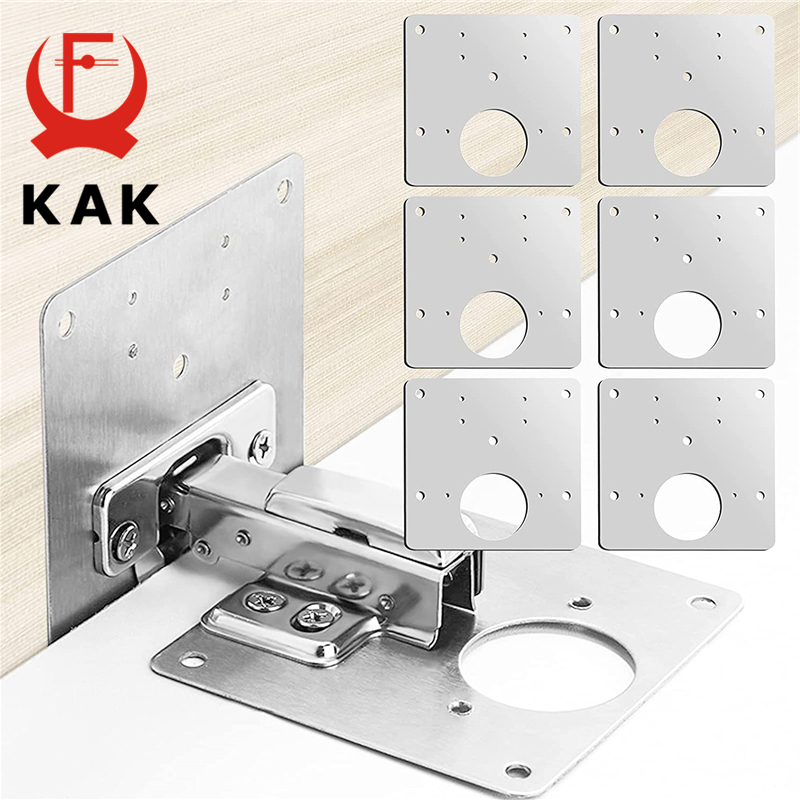 KAK 8pcs Hinge Repair Plate Br - огляд і ціна Cabinet Scraper Set