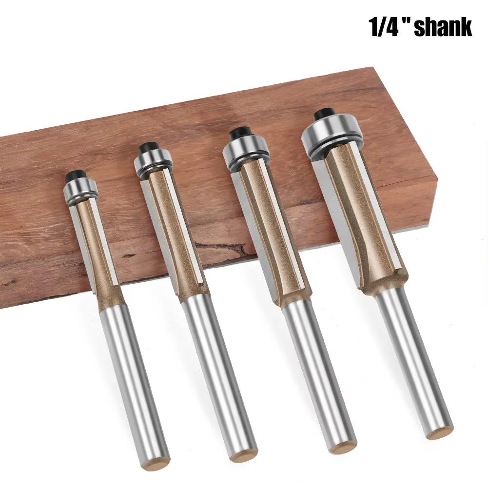 1 PC 6mm 1/4in Shank Z3 Flush  - огляд і ціна Woodworking Nc