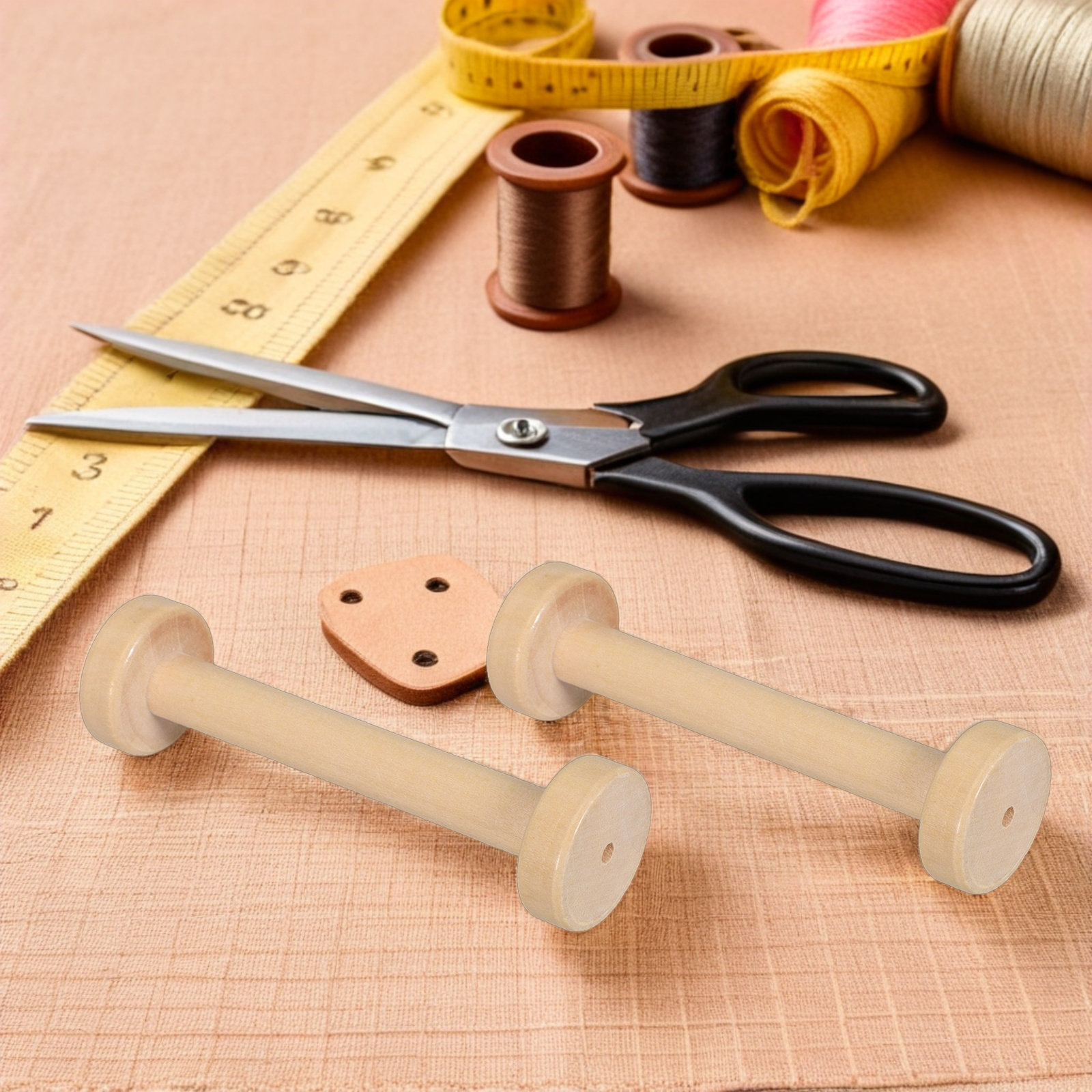 5Pcs Wooden Spools Natural Vin - огляд і ціна Woodworking Diy Projects