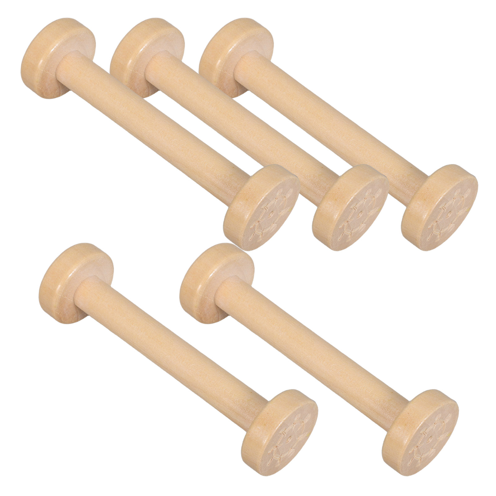 5Pcs Wooden Spools Natural Vin - огляд і ціна Woodworking Diy Projects