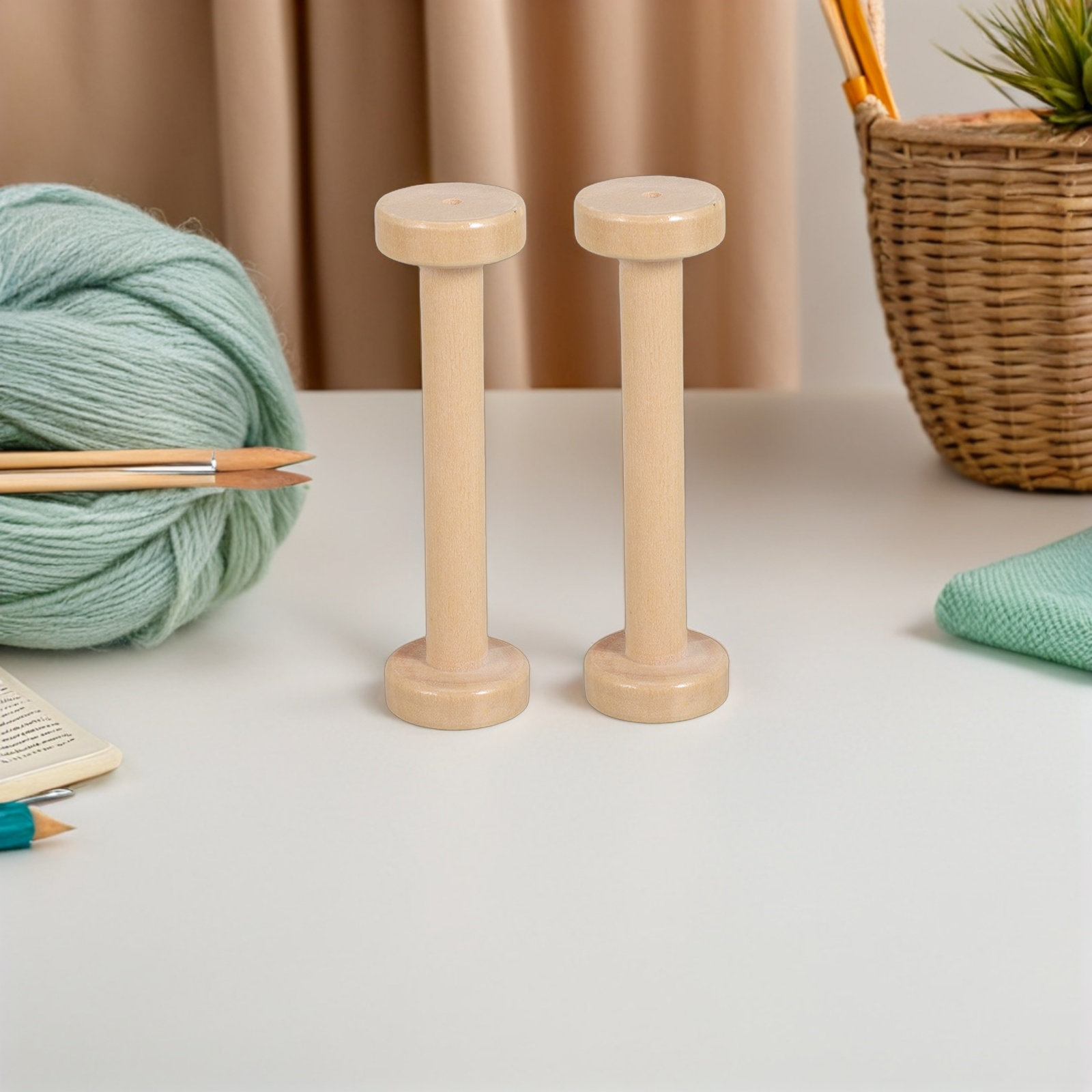 5Pcs Wooden Spools Natural Vin - огляд і ціна Woodworking Diy Projects