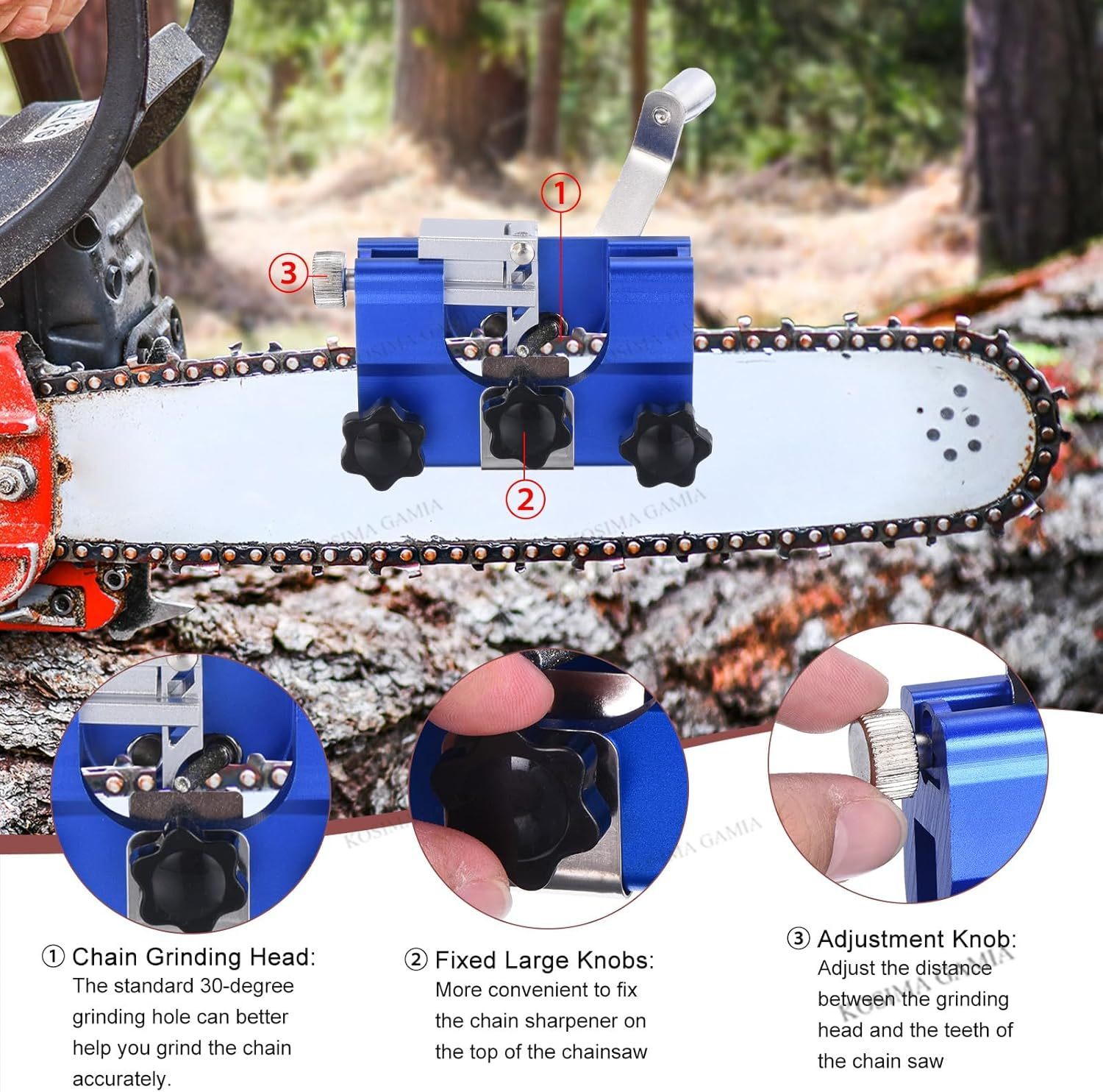 Portable Manual Chain Saw Blad - огляд і ціна Woodworking Basic Tools