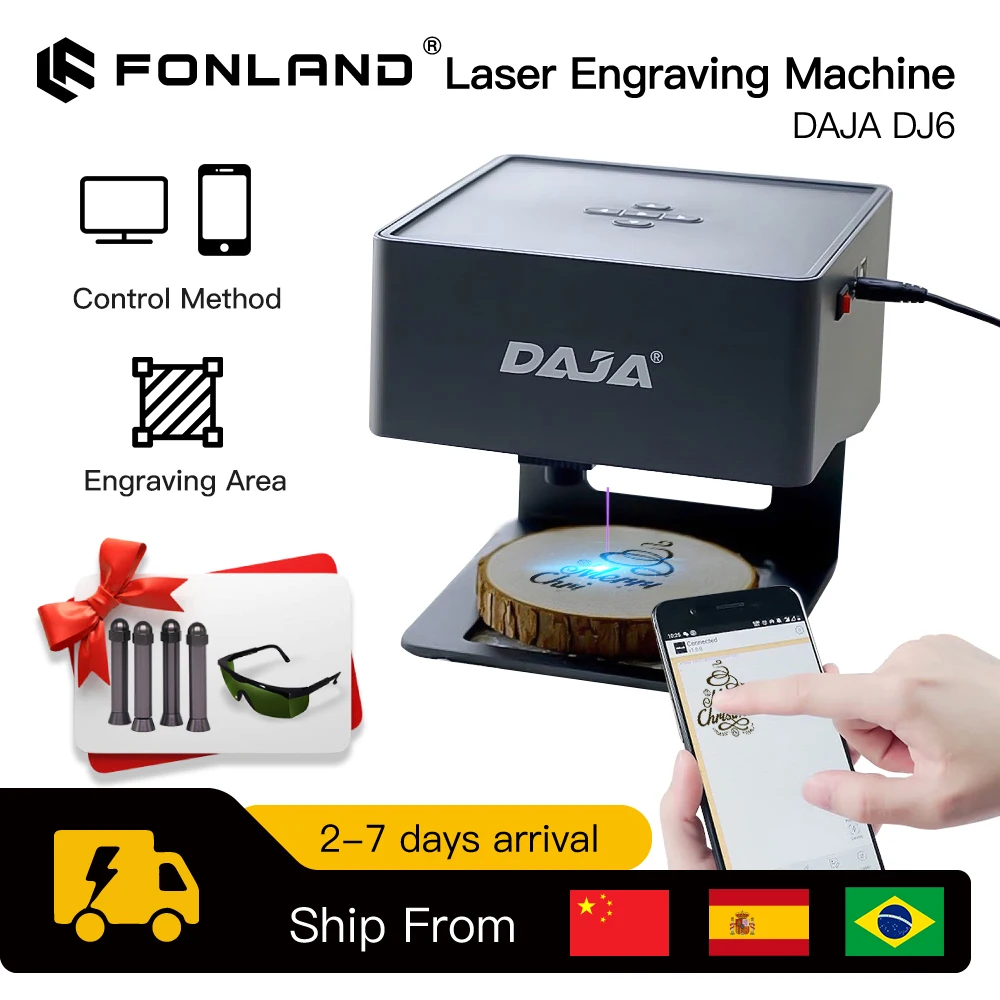 DAJA Laser Engraver CNC DIY DJ - огляд і ціна Woodworking Logos