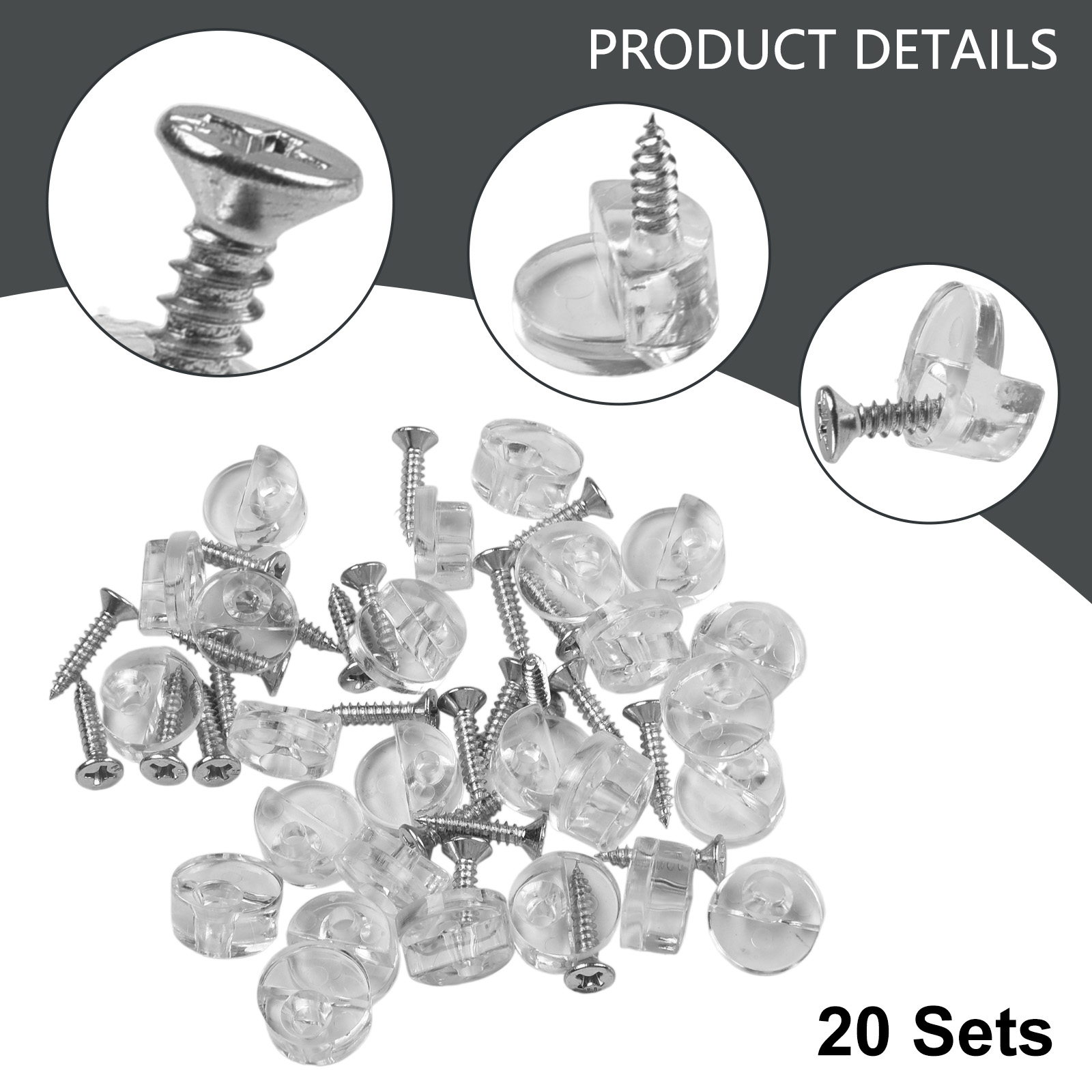 20 Set Glass Retainer Clips Ki - огляд і ціна Cabinet Scraper Set