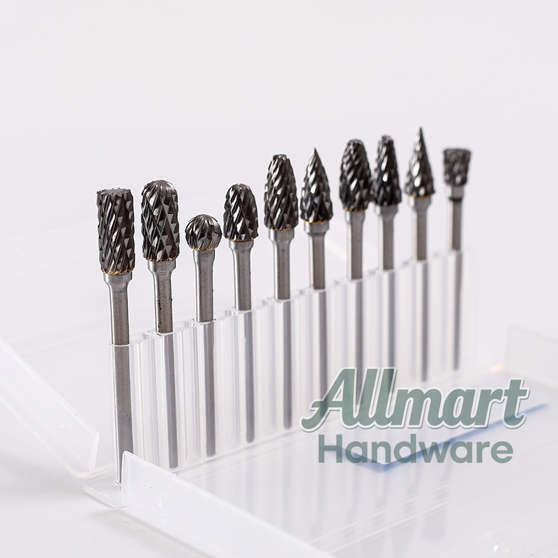 10PCS Wood Carbide Rotary Burr - огляд і ціна Router Bits For Woodworking