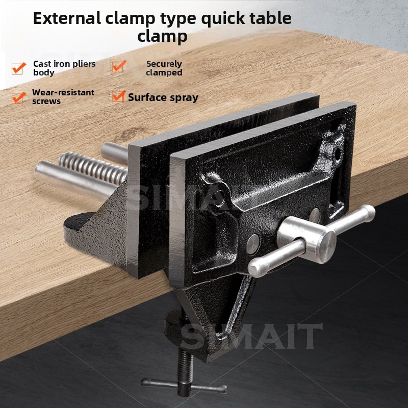 Quick-Release Woodworking Benc - огляд і ціна Woodworking Vise For Workbench