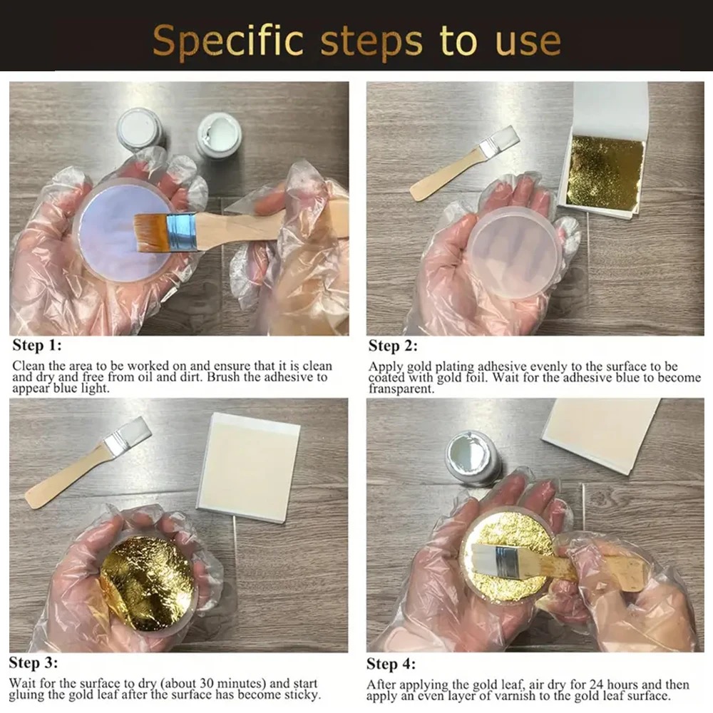 100ml/200ml Golden Leaf Gildin - огляд і ціна Woodworking Epoxy