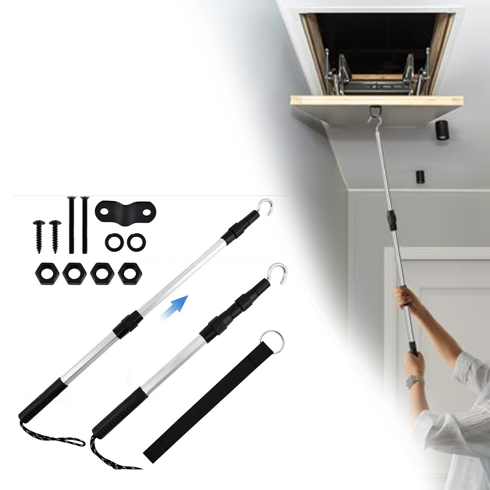 Telescopic Attic Stair Pull Do - огляд і ціна Woodworking Lofts
