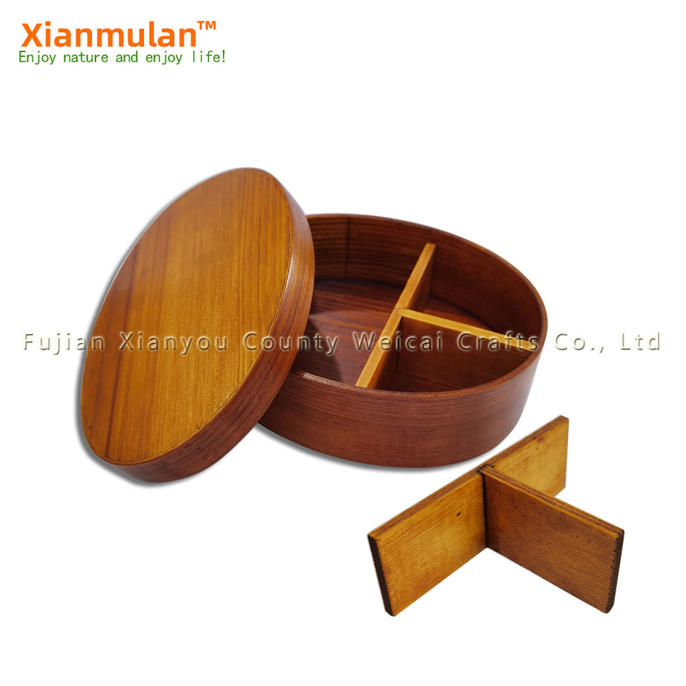 Natural Wooden Bento Box Squar - огляд і ціна Woodworking In Japanese