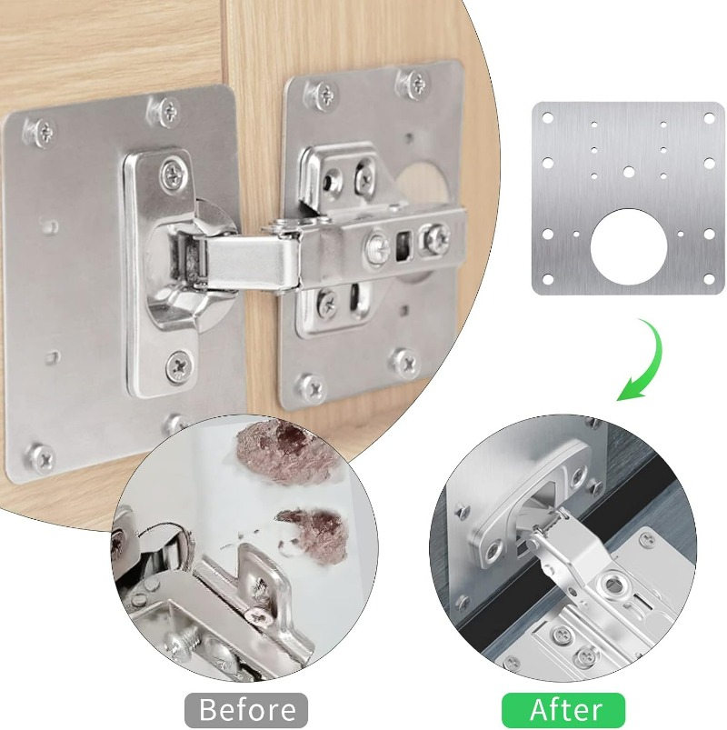 Cabinet Door Hinge Repair Plat - огляд і ціна Cabinet Scraper Set