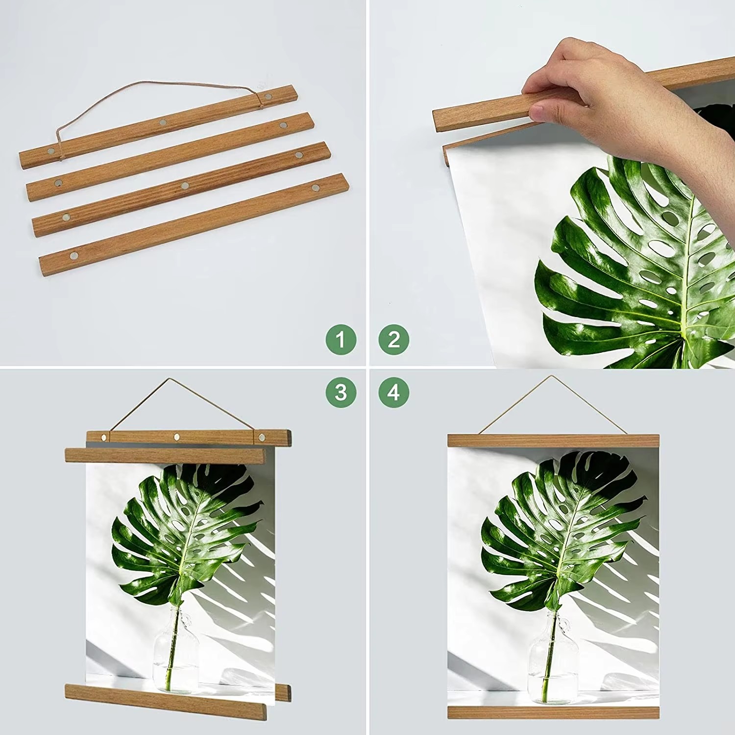 21-90cm Magnetic Wooden Pictur - огляд і ціна Woodworking Room