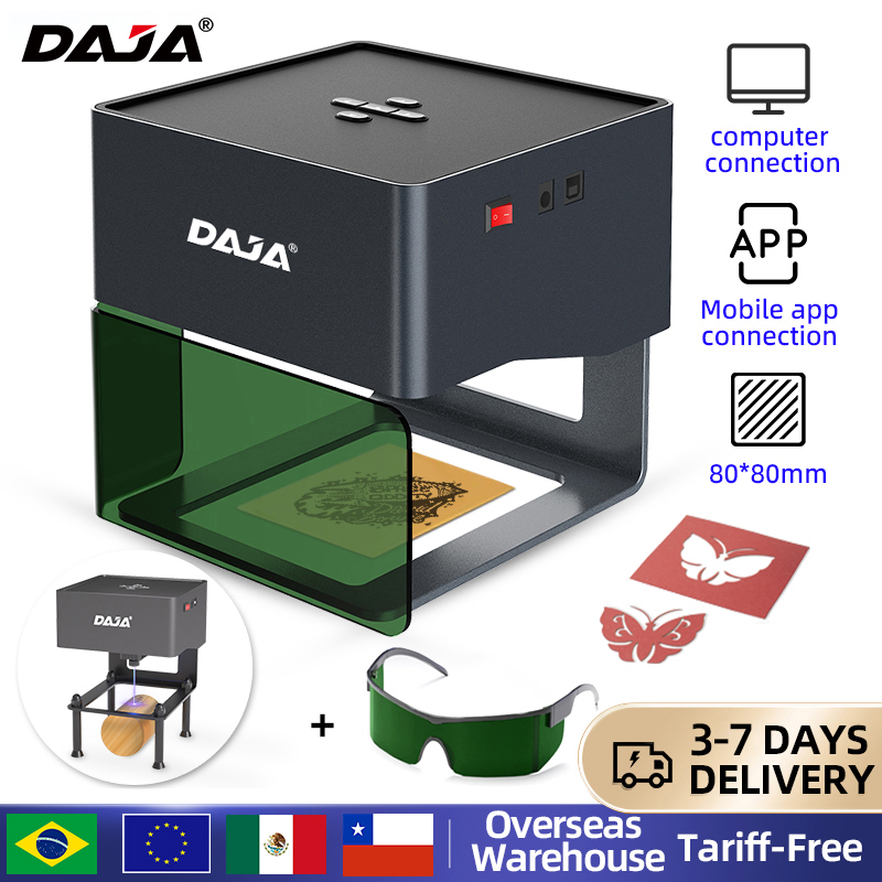 DAJA DJ6 Mini Portable Laser E - огляд і ціна Woodworking Logos