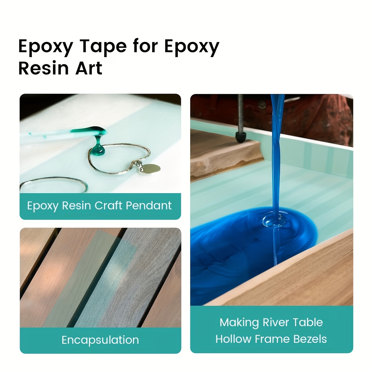 YITAPE Green Epoxy Resin Tape  - огляд і ціна Woodworking Epoxy
